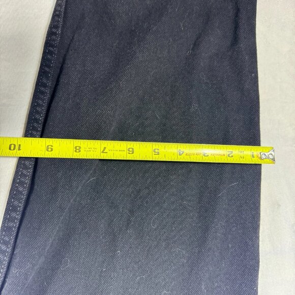 Levi's Strauss Straight Leg Jeans Mens Black Denim Five Pockets Classic Comfort - Picture 14 of 15